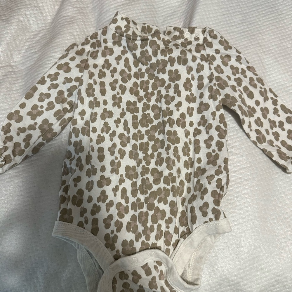 Stylish Cream and Brown Kids One Piece